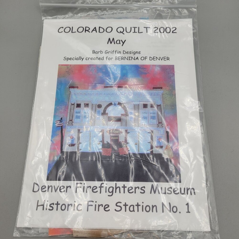 Colorado Quilt Block Pattern 2002 Denver Firefighters Museum Bernina Of Denver